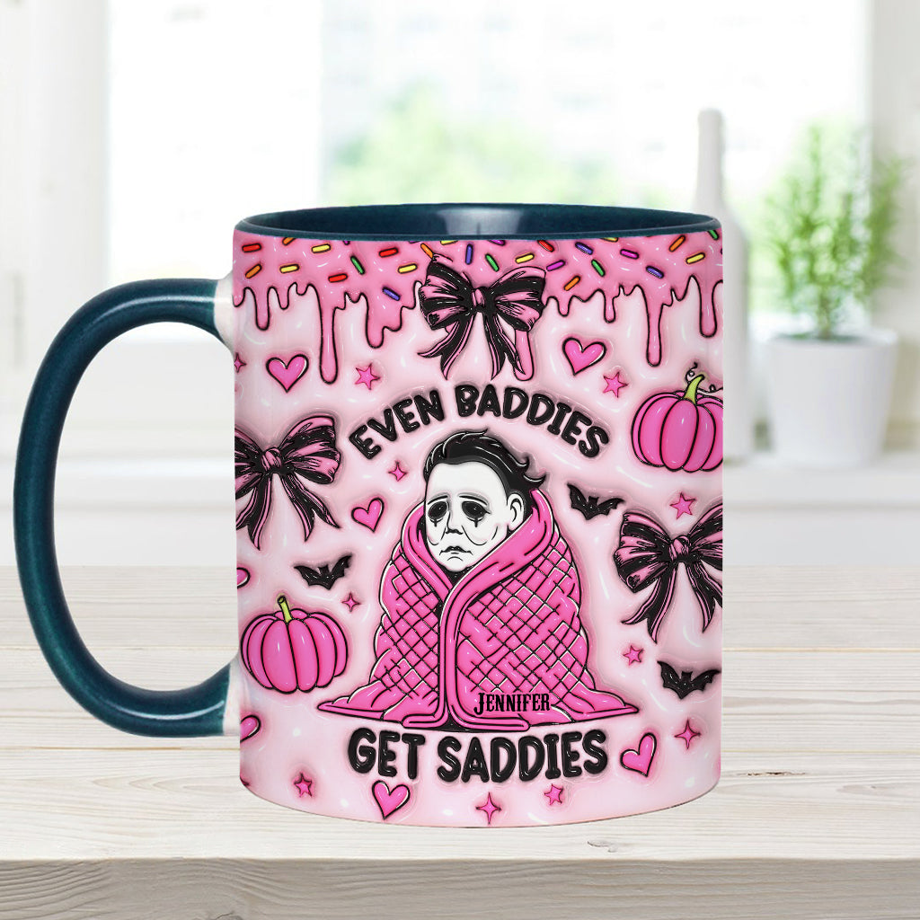Personalized Two-Tone Accent Mug with Halloween Theme Gift Accent Mug GradoCreations