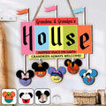 Personalized Happiest Place on Earth Wood Sign for Grandparents - Custom Name Decor Gift Wood Sign GradoCreations