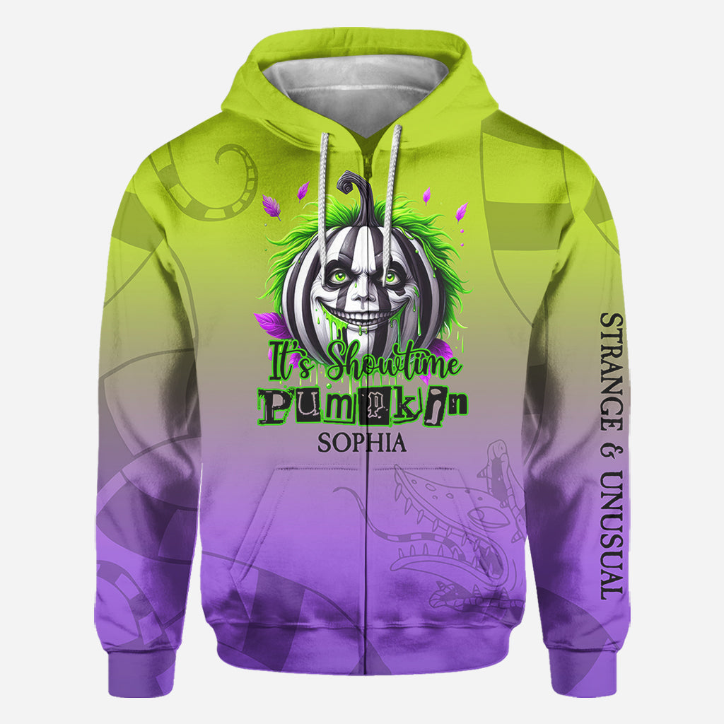 Personalized Halloween Pumpkin All Over Shirt Custom Name Gift All Over Shirt GradoCreations