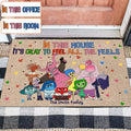 Personalized Doormat 'It's Okay to Feel' Family Gift for Home Doormat GradoCreations