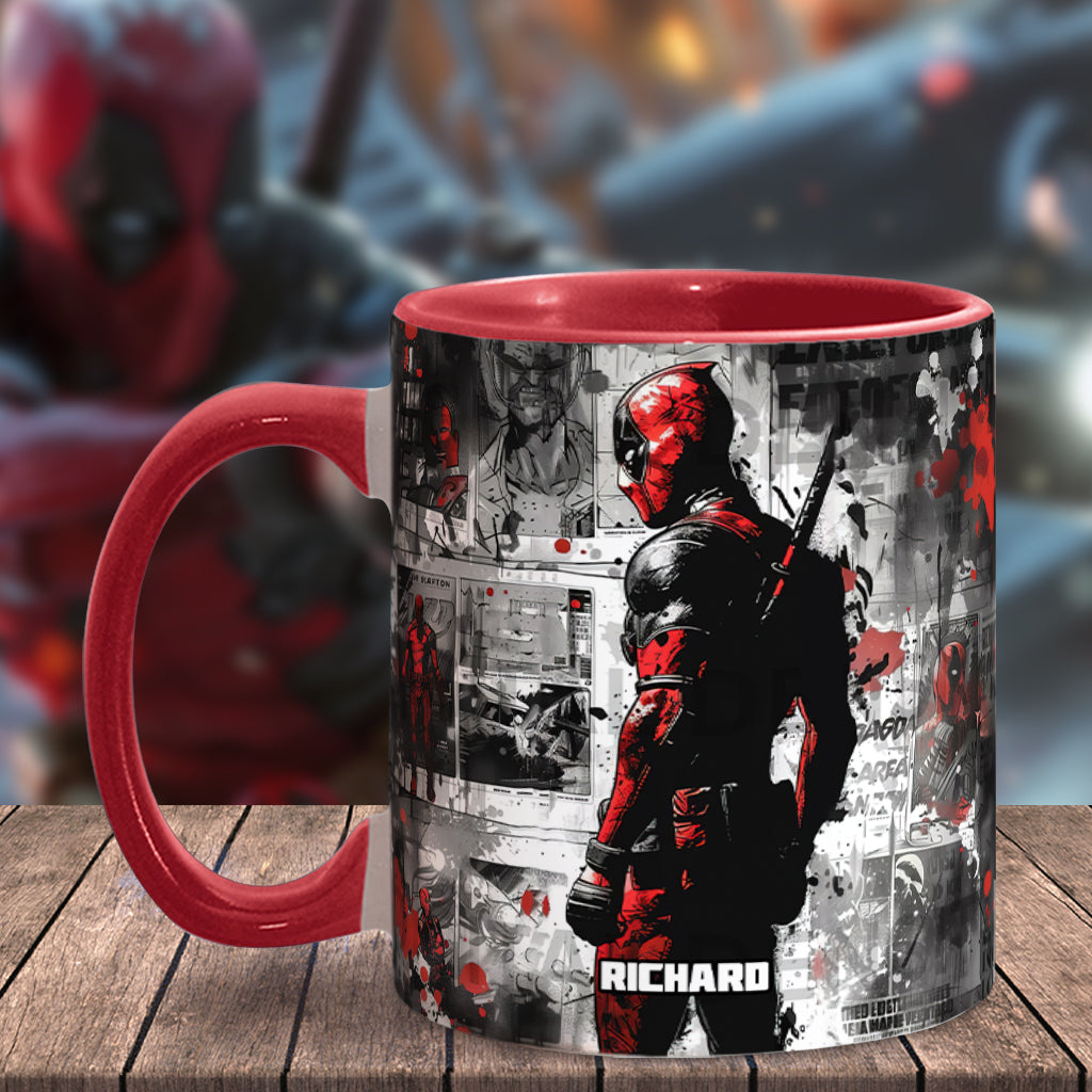 Personalized Psychopath Accent Mug Custom Name Gift Idea Accent Mug GradoCreations