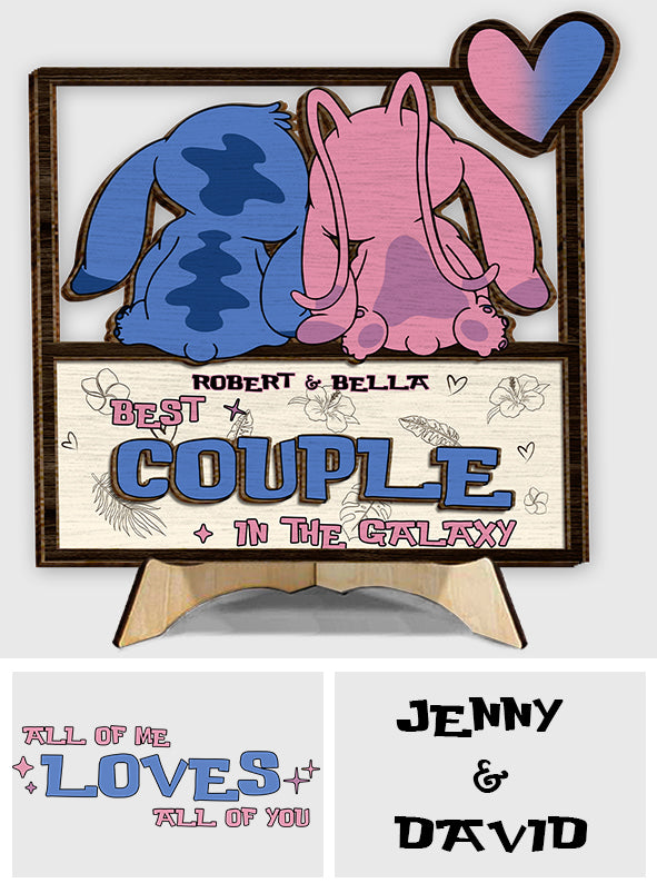 Custom Ohana 2 Layered Wood Sign Gift for Couple Anniversary 2 Layered Wood Sign GradoCreations