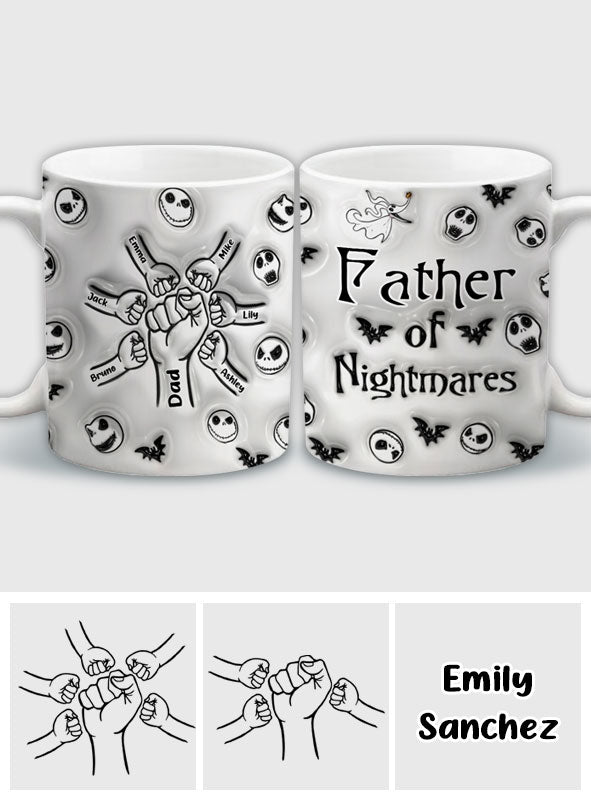 Personalized Nightmare Mug Custom Name Gift for Dad Halloween Mug GradoCreations