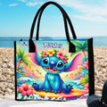 Personalized Ohana Canvas Tote Bag for Mom Beach Gift Canvas Tote Bag GradoCreations