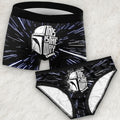 Personalized Star Wars Briefs & Boxer Briefs Gift for Couple Lace Border Women Briefs And Men’s Boxer Briefs GradoCreations