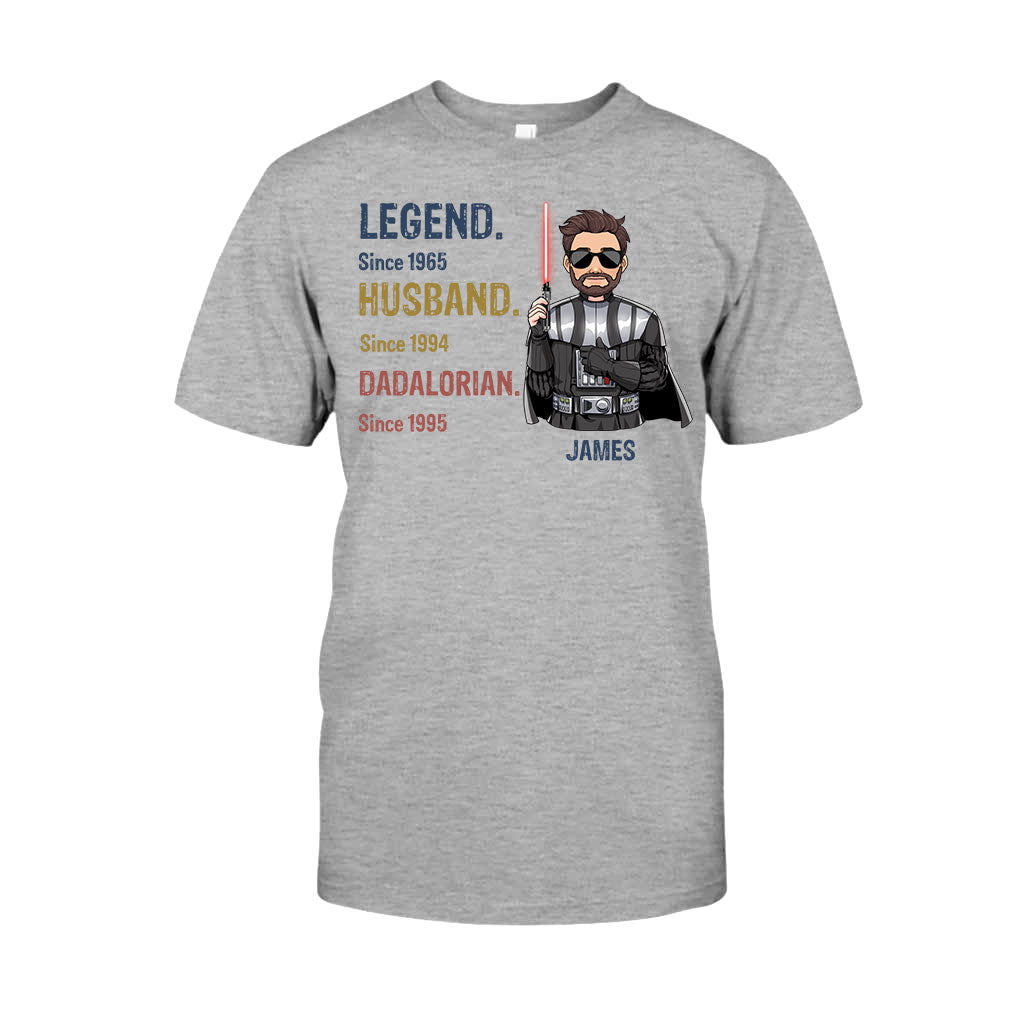 Personalized Star Wars T-shirt Hoodie Gift for Dad Legend Husband T-shirt & Hoodie GradoCreations