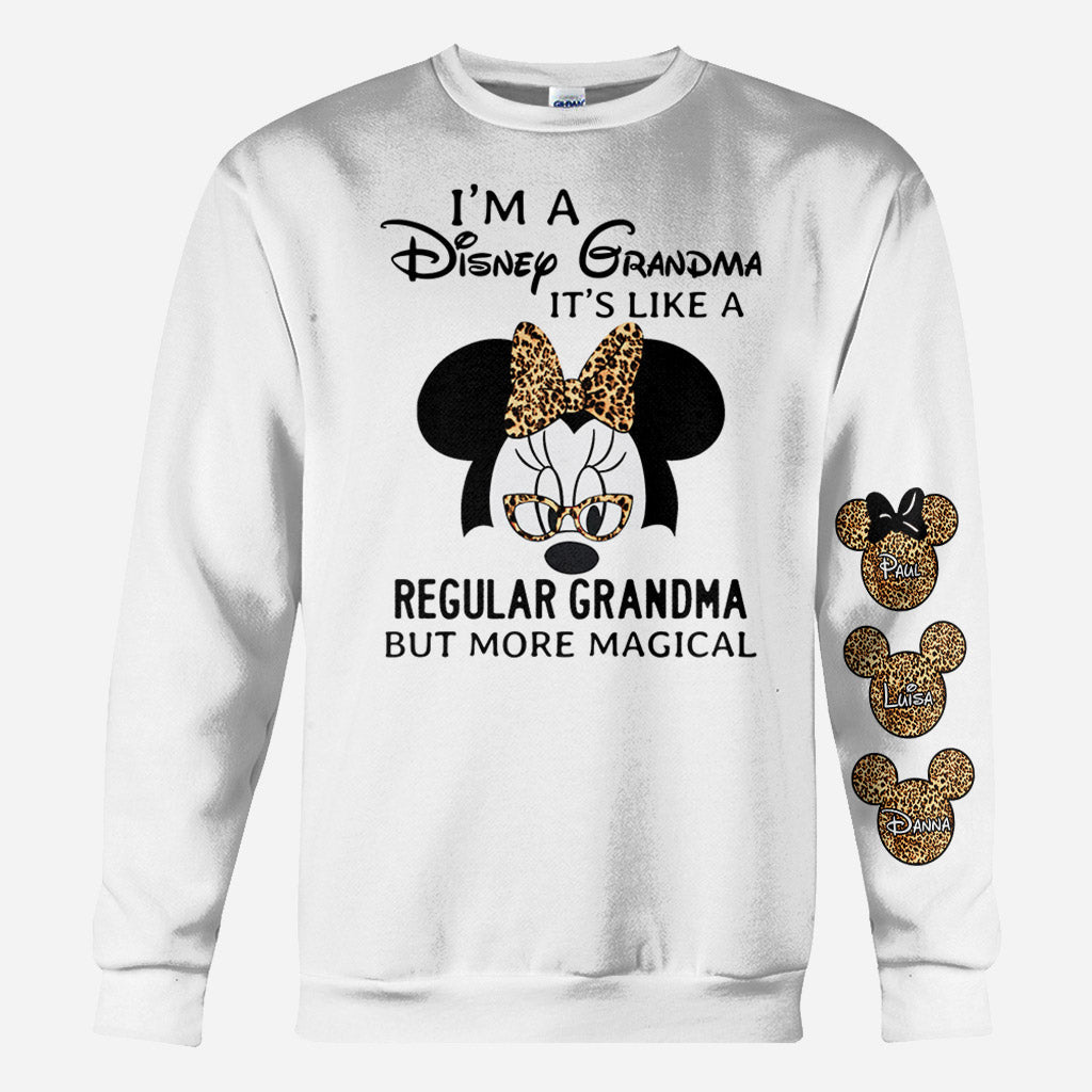 Personalized Disney Grandma All Over Shirt Custom Name Gift All Over Shirt GradoCreations