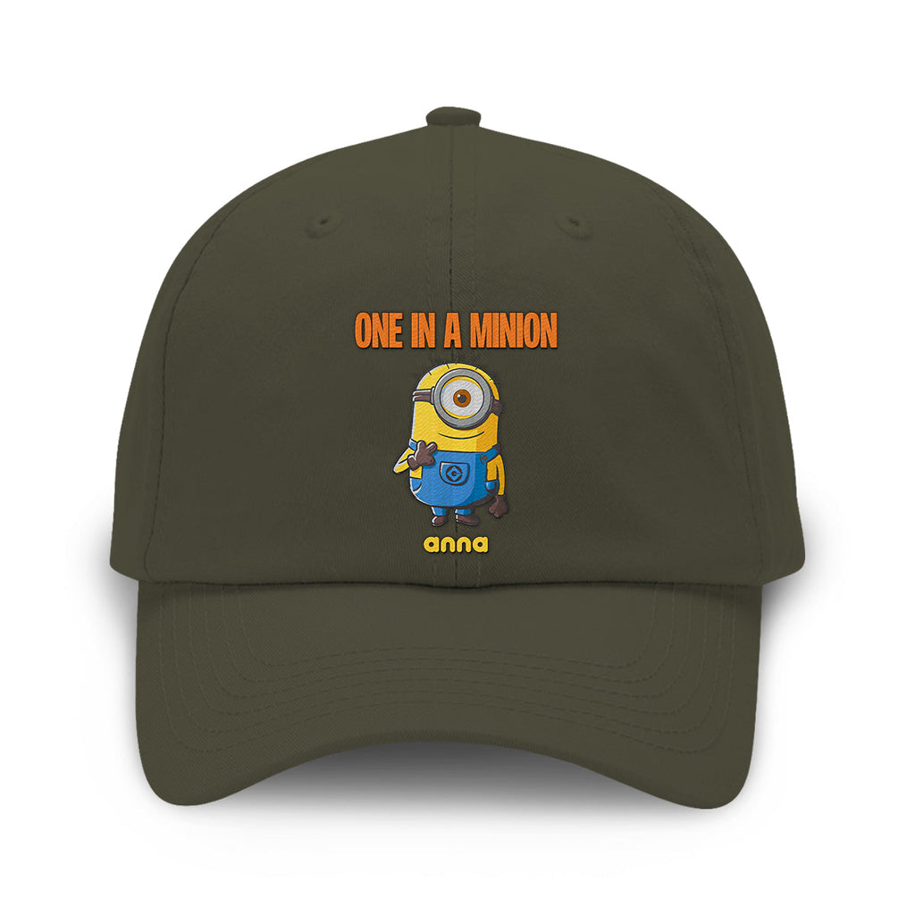 Personalized One In A Minion Embroidered Cap Gift for Kids Embroidered Classic Cap GradoCreations