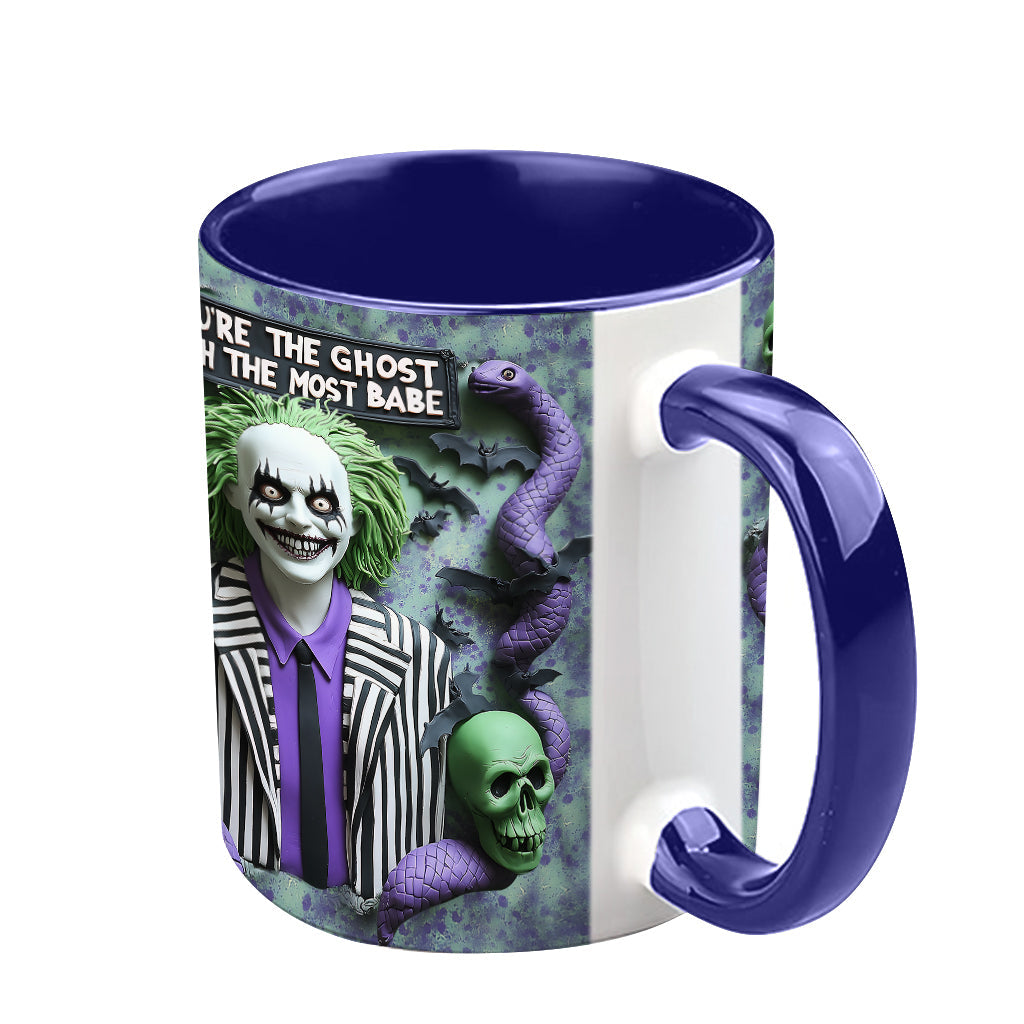 Personalized Accent Mug You're The Ghost With The Most Gift Accent Mug GradoCreations