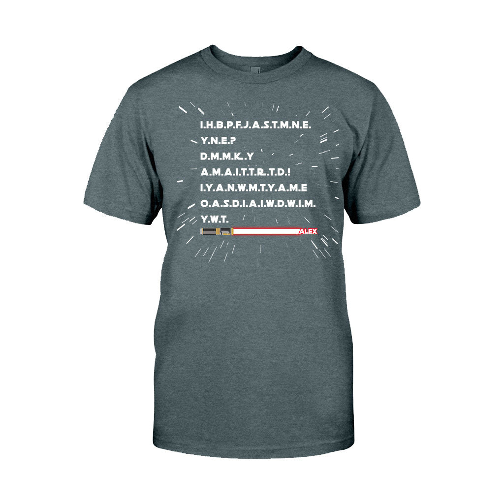 Personalized Star Wars Force T-shirt Hoodie Gift for Fans T-shirt & Hoodie GradoCreations
