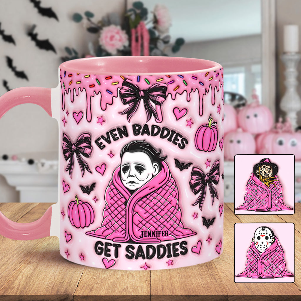 Personalized Two-Tone Accent Mug with Halloween Theme Gift Accent Mug GradoCreations