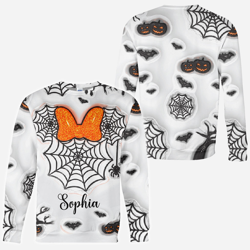 Personalized Halloween All Over Shirt Custom Name Gift All Over Shirt GradoCreations