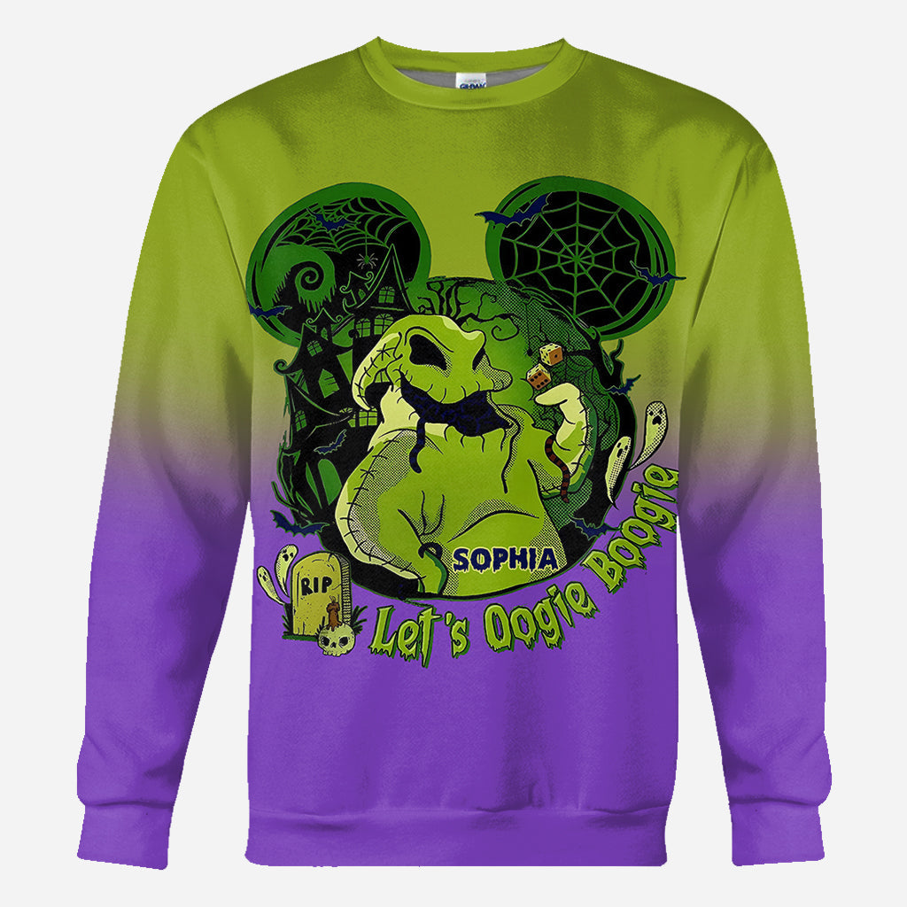 Personalized Oogie Boogie All Over Shirt Custom Name Gift All Over Shirt GradoCreations