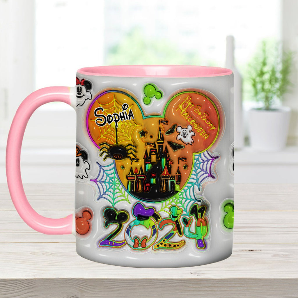 Personalized Halloween Mouse Accent Mug with Custom Name for Kids Accent Mug GradoCreations
