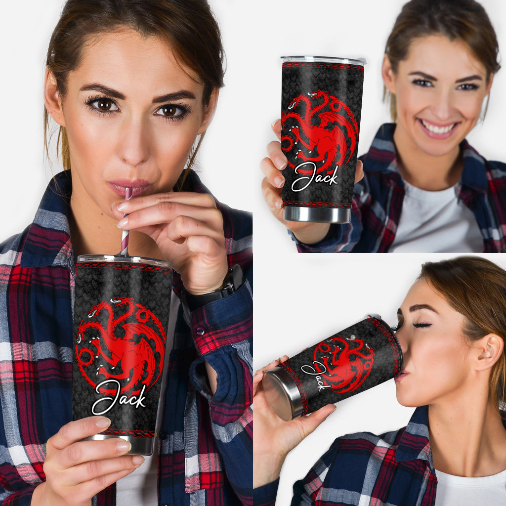 Personalized Game of Thrones Tumbler Custom Name Gift Tumbler GradoCreations