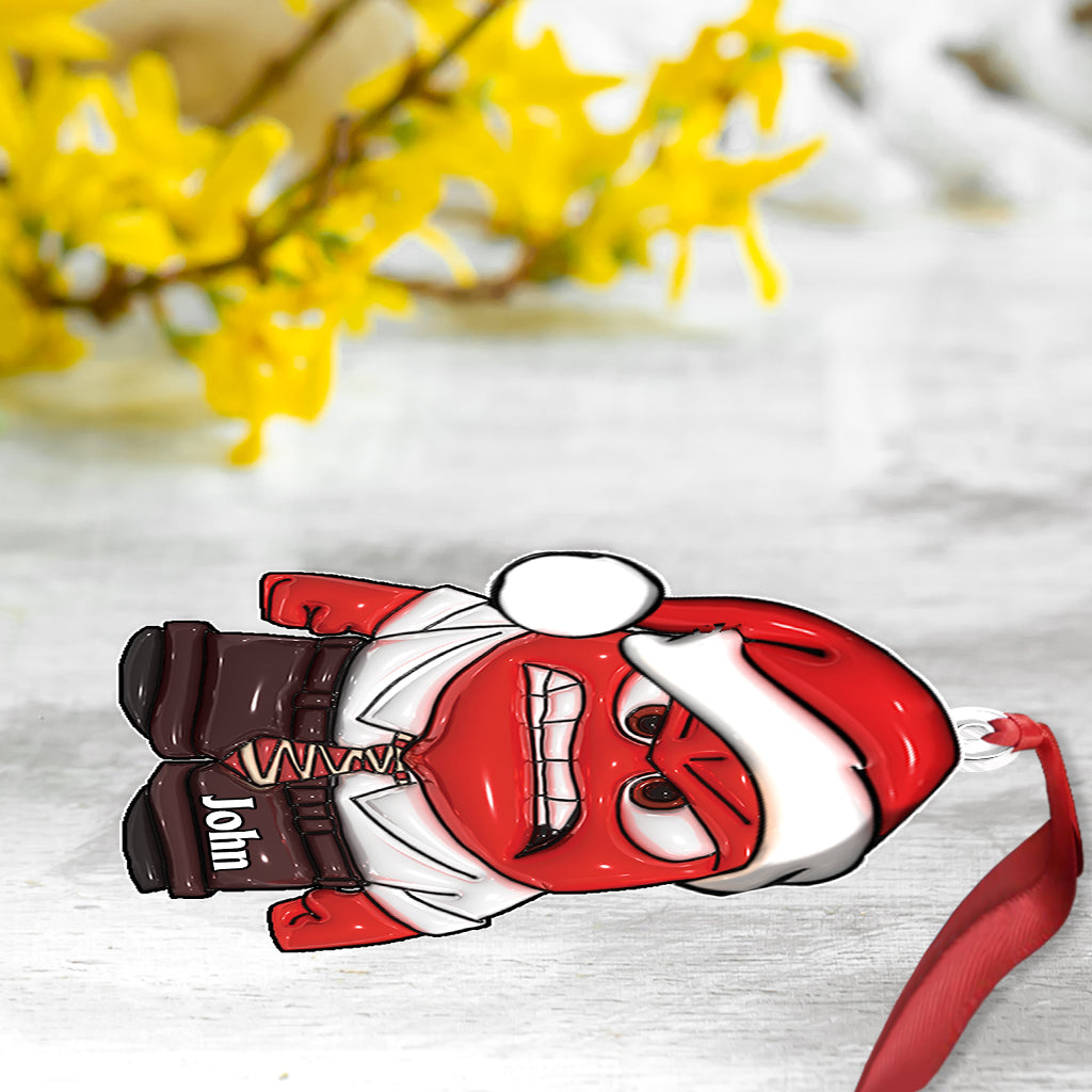 Personalized Acrylic Christmas Ornament Custom Name Gift Custom Shaped Ornament GradoCreations