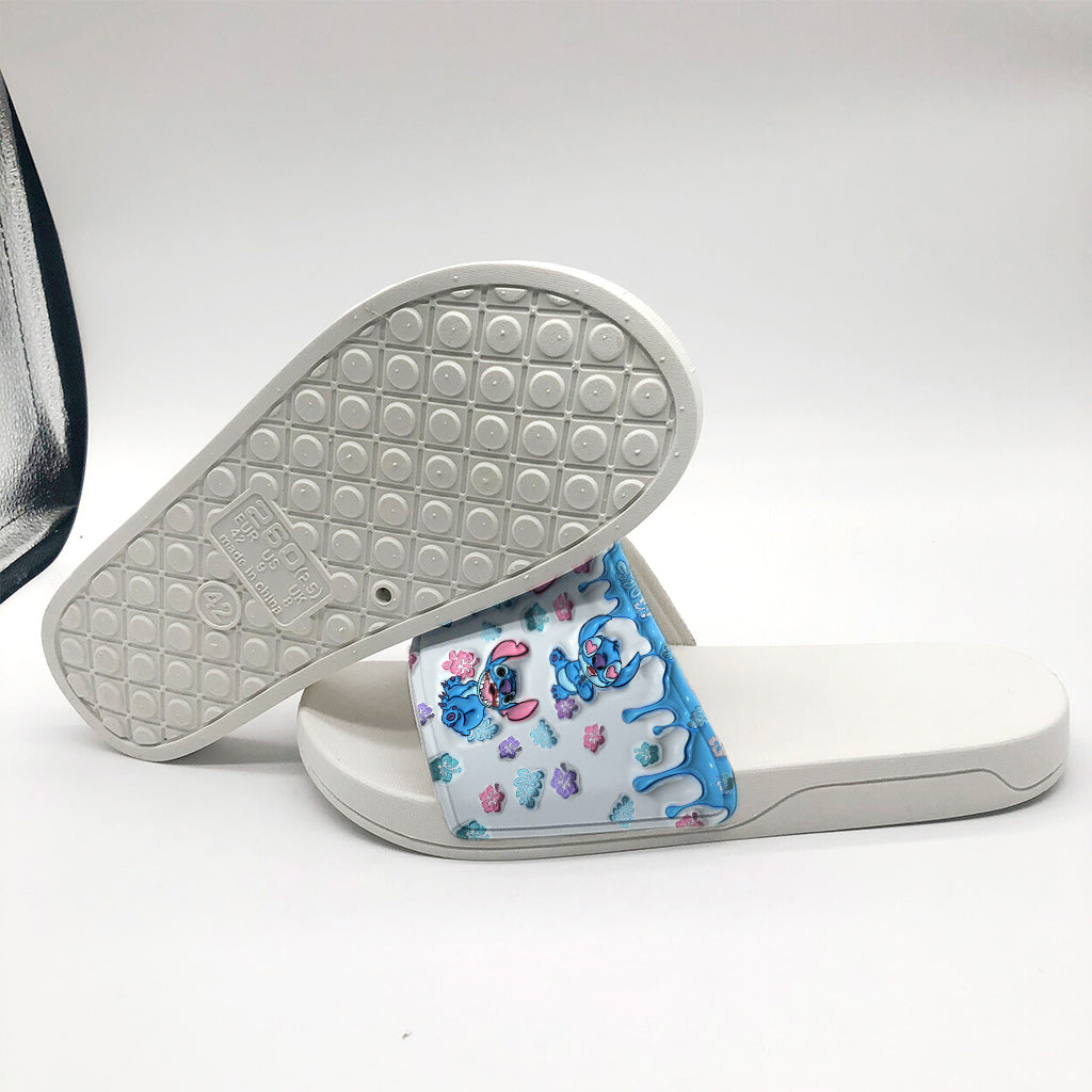 Personalized Ohana Slide Sandals Custom Name Gift for Family Slide Sandals GradoCreations