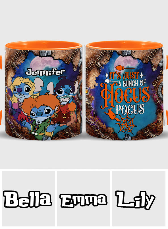 Personalized Hocus Pocus Accent Mug Custom Name Gift for Halloween Accent Mug GradoCreations