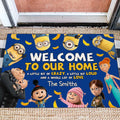 Personalized Welcome Doormat for Home Custom Name Gift Doormat GradoCreations