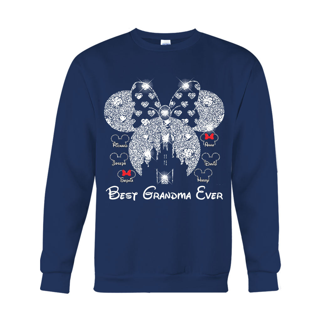 Personalized Best Grandma Ever Mouse T-shirt & Hoodie Gift T-shirt & Hoodie GradoCreations