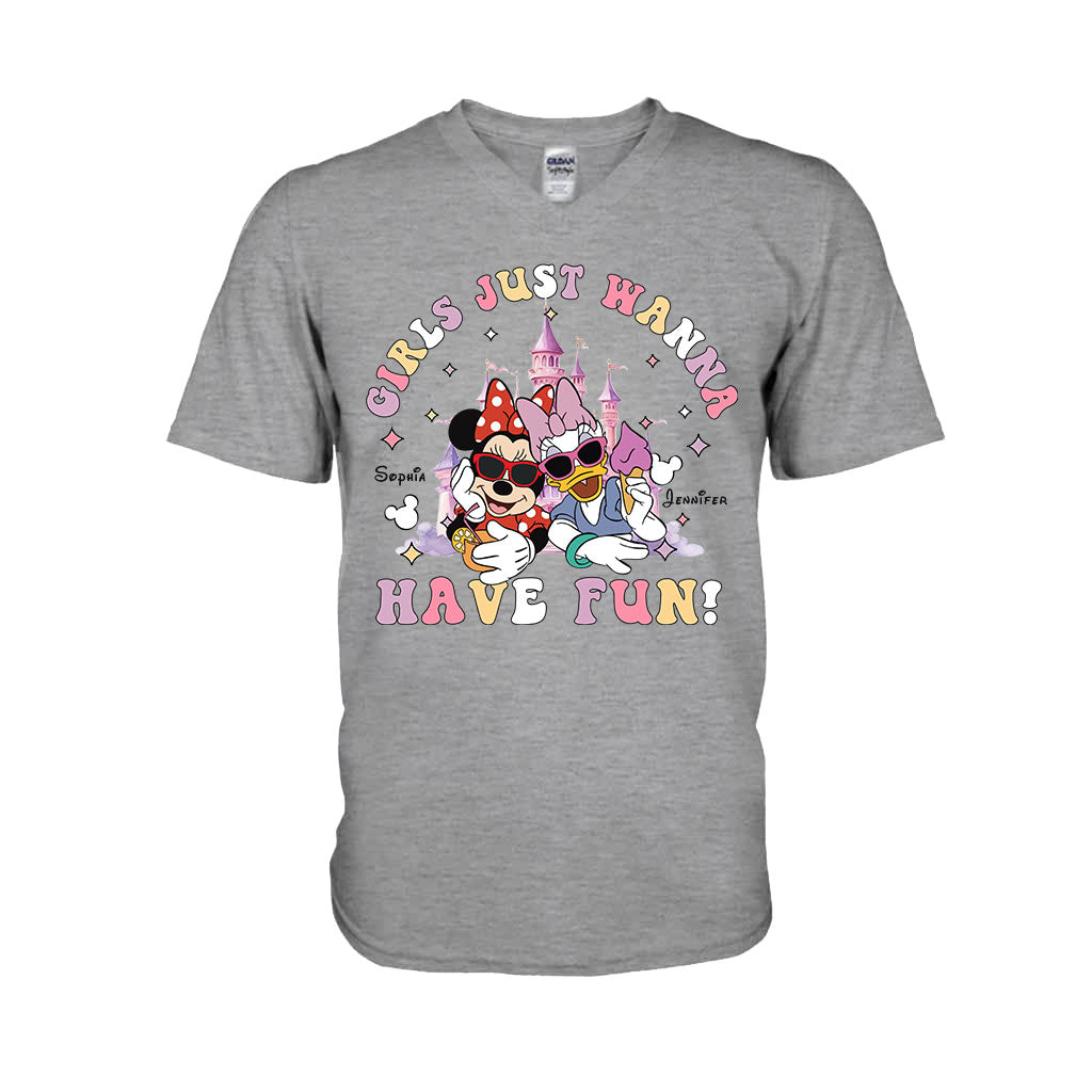 Personalized Girls Just Wanna Have Fun T-shirt & Hoodie for Kids T-shirt & Hoodie GradoCreations