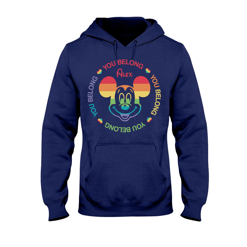 Personalized LGBT Pride T-shirt & Hoodie with Custom Name T-shirt & Hoodie GradoCreations