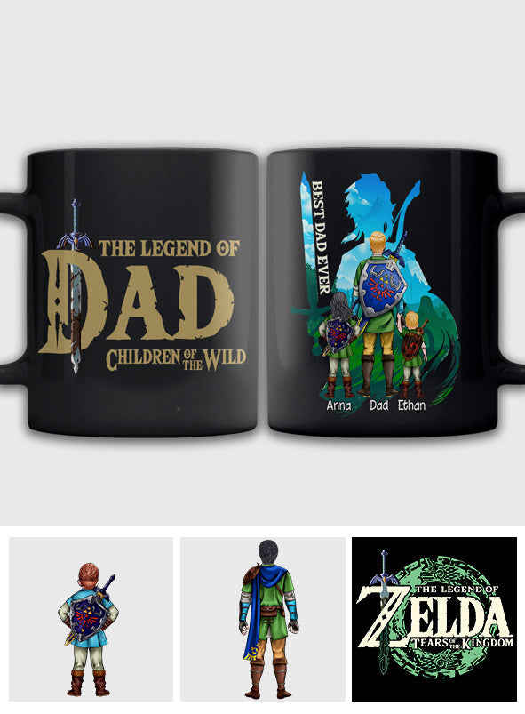 Personalized Hero's Legend Mug Custom Name Gift for Dad Mug GradoCreations