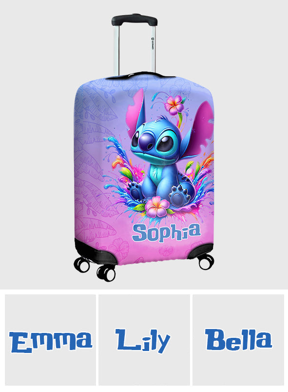 Personalized Ohana Luggage Cover Custom Name Gift for Travel Luggage Cover GradoCreations