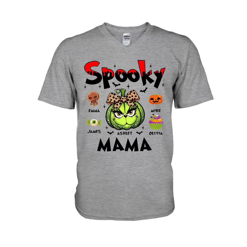 Personalized Spooky Mama T-shirt & Hoodie for Halloween Gift T-shirt & Hoodie GradoCreations