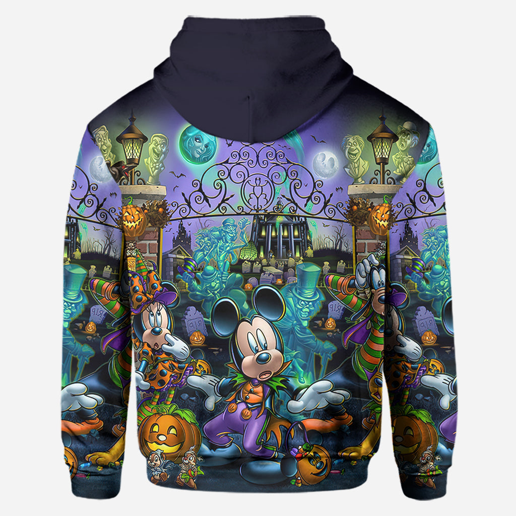 Personalized Halloween Mouse Hoodie and Leggings Set for Kids Hoodie & Leggings GradoCreations