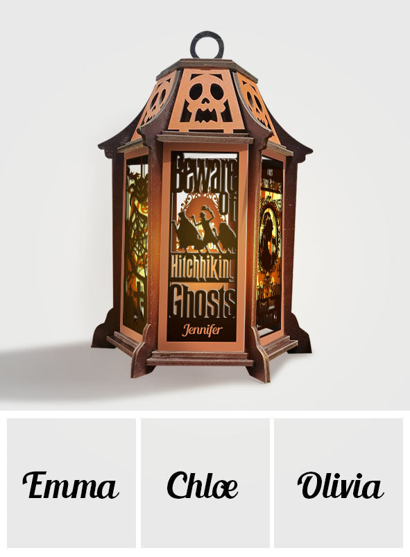 Personalized Laser Cut Wooden Lantern Gift for Halloween Laser Cut Lantern GradoCreations