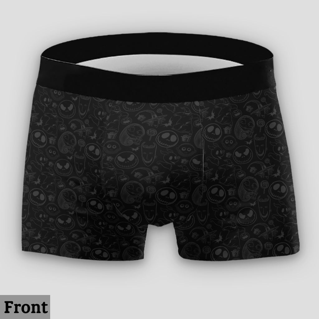 Personalized Lace Border Women Briefs & Men's Boxer Briefs Custom Name Gift for Couples Lace Border Women Briefs And Men’s Boxer Briefs GradoCreations