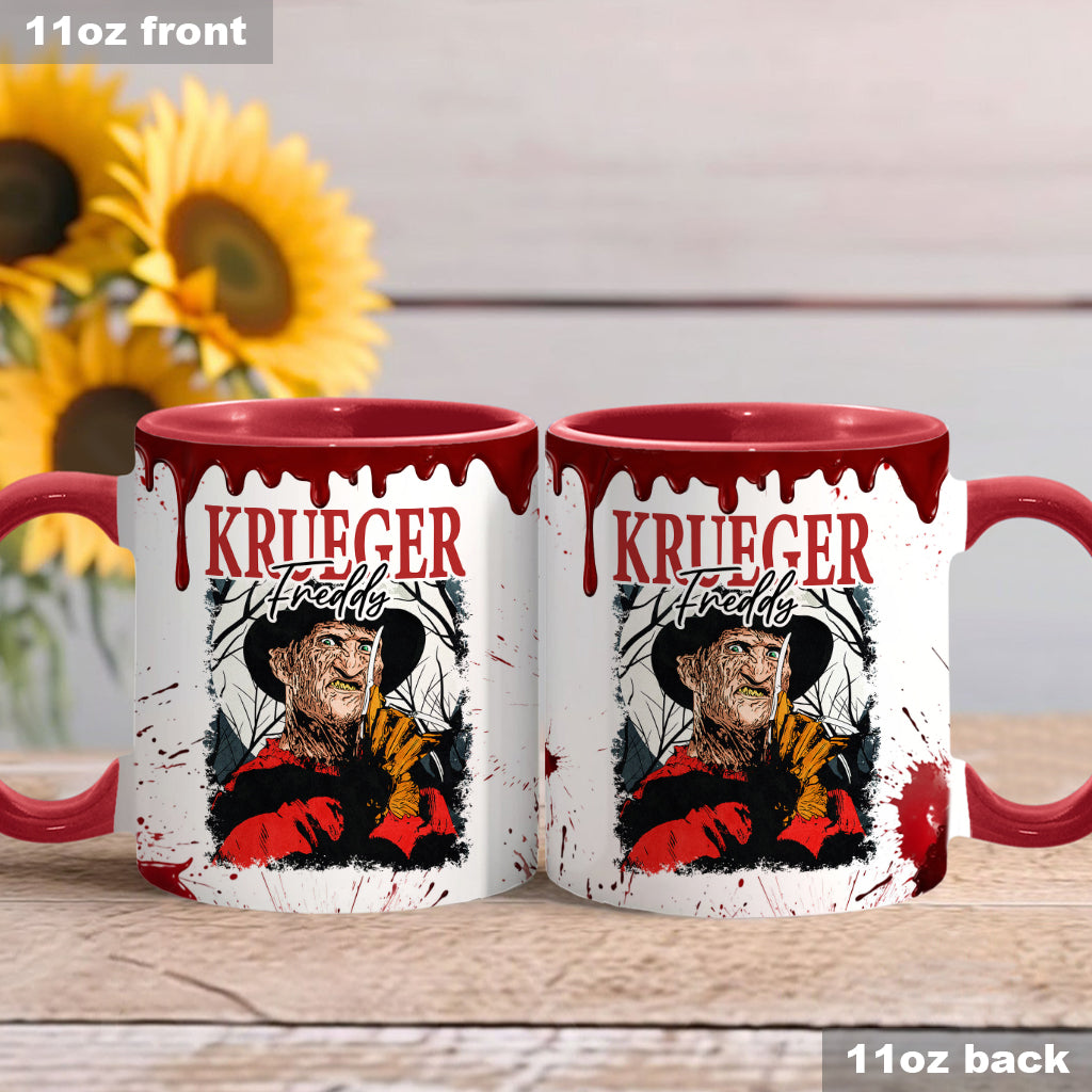Personalized Halloween Horror Characters Accent Mug Gift Accent Mug GradoCreations