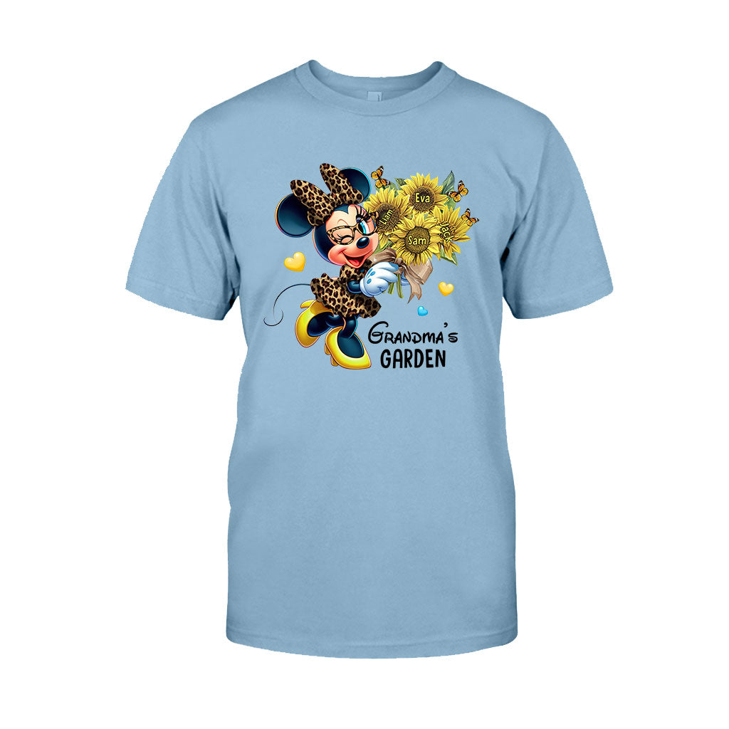 Personalized Grandma's Garden T-shirt & Hoodie with Custom Names Gift T-shirt & Hoodie GradoCreations
