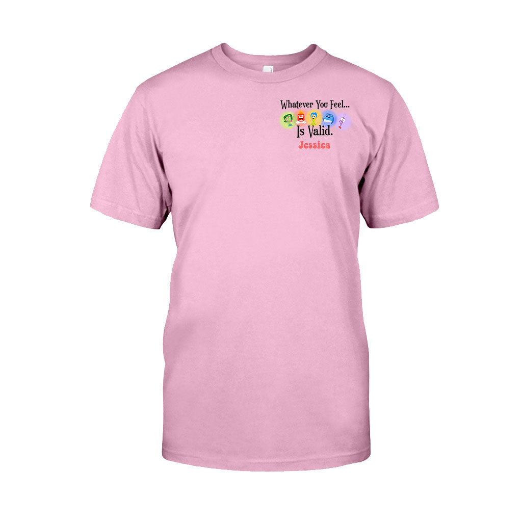 Personalized Inside Out T-shirt Custom Message Gift Idea T-shirt And Hoodie GradoCreations