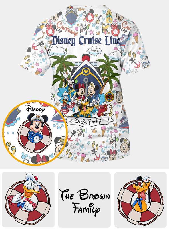 Personalized Family Cruise All-Over Shirt Custom Name Gift All Over Shirt GradoCreations