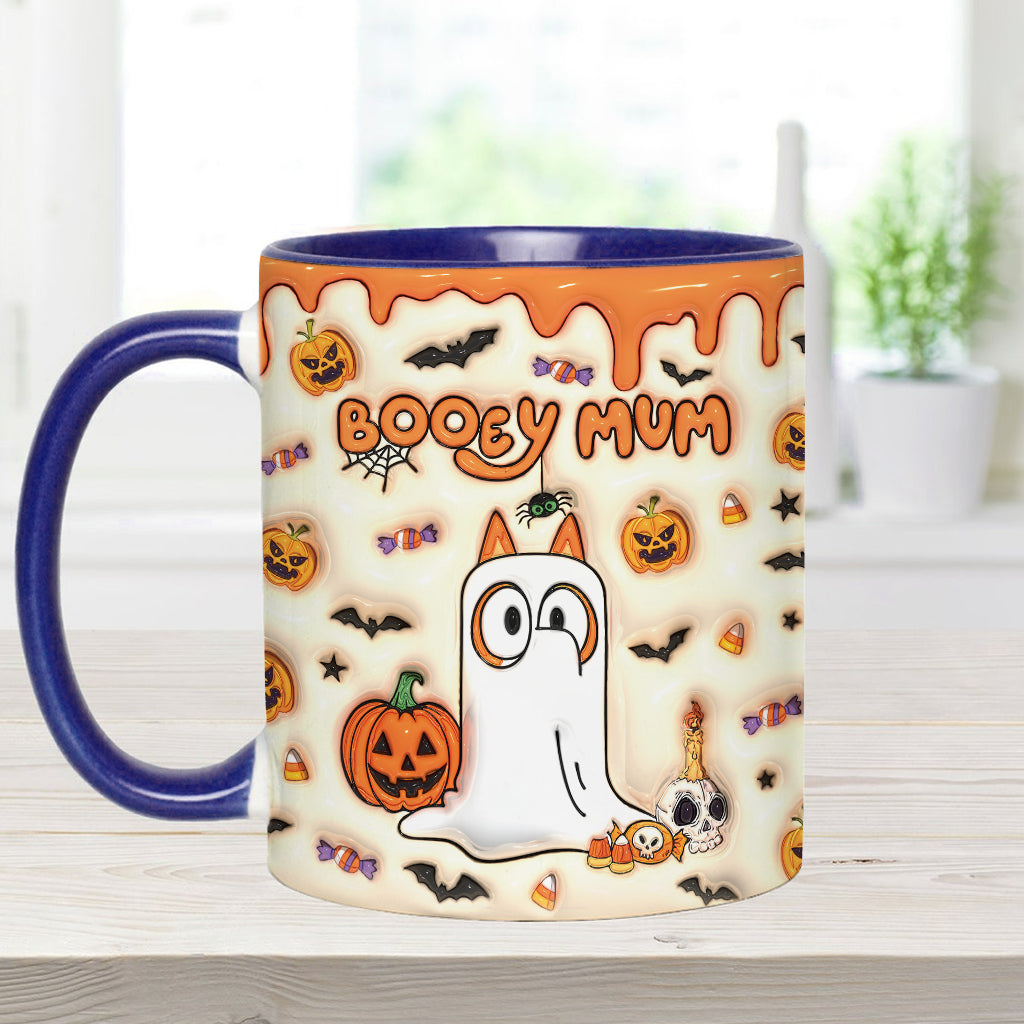 Personalized Booey Mum Accent Mug Custom Name Gift for Mom Accent Mug GradoCreations