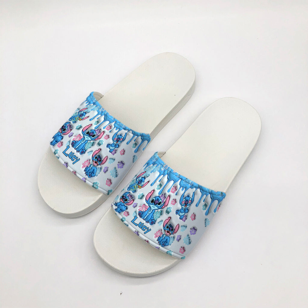 Personalized Ohana Slide Sandals Custom Name Gift for Family Slide Sandals GradoCreations