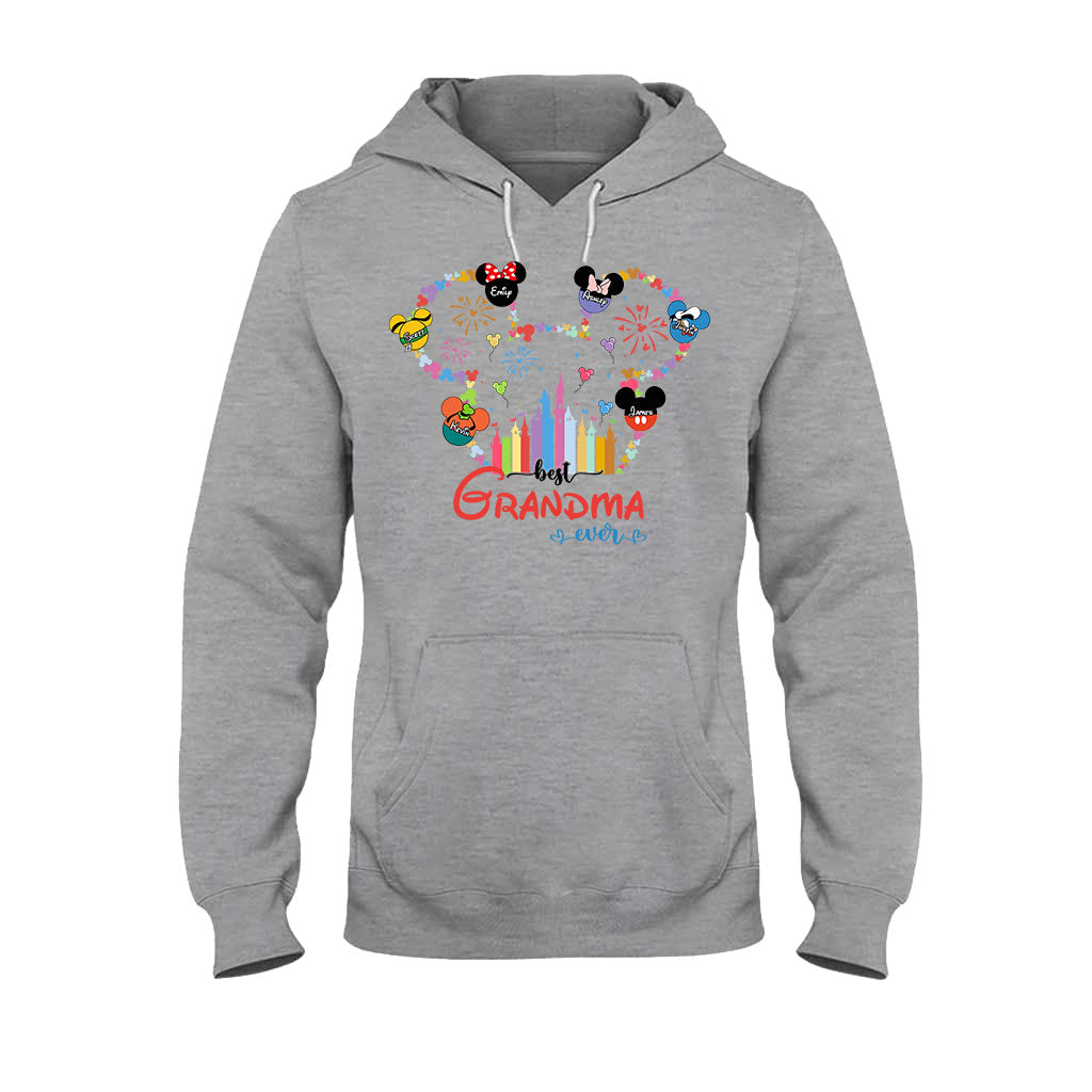 Personalized Best Grandma Ever T-Shirt & Hoodie Gift for Mom T-shirt & Hoodie GradoCreations
