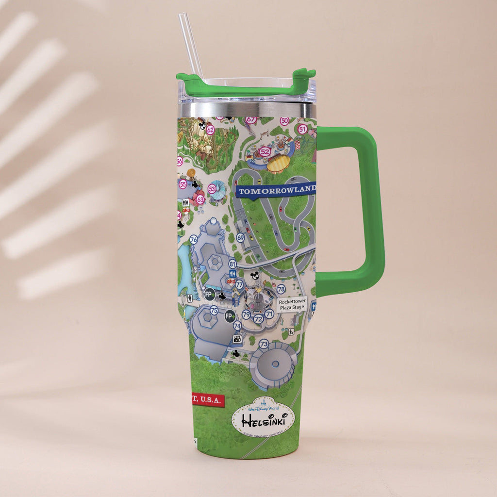 Personalized Magic Kingdom Mouse Tumbler with Handle | Unique Gift Tumbler With Handle GradoCreations