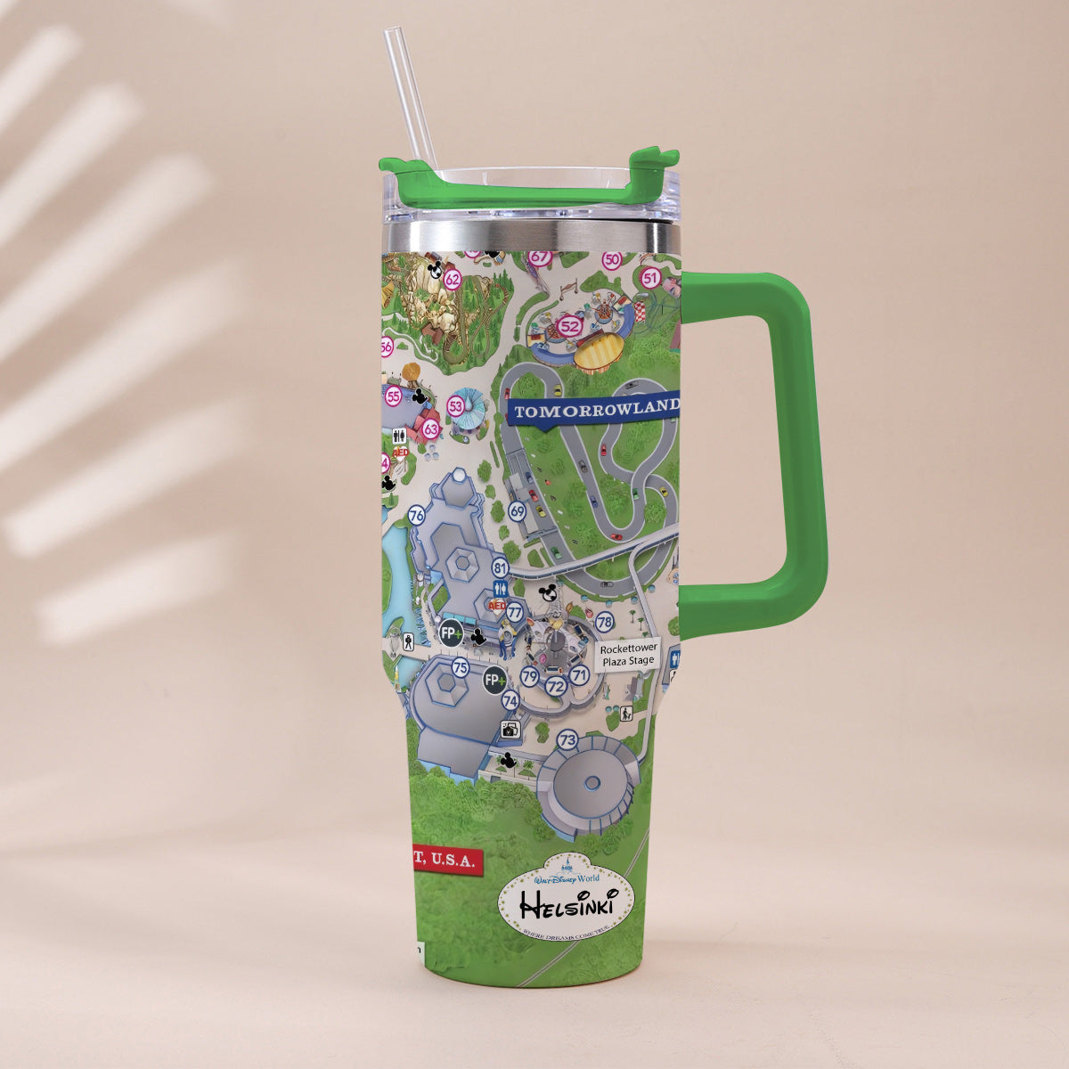 Personalized Magic Kingdom Mouse Tumbler with Handle | Unique Gift Tumbler With Handle GradoCreations
