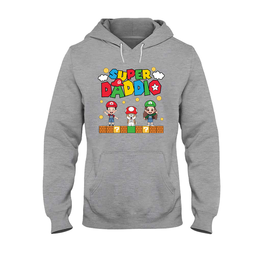 Personalized Super Daddio T-shirt & Hoodie Gift for Dad T-shirt & Hoodie GradoCreations