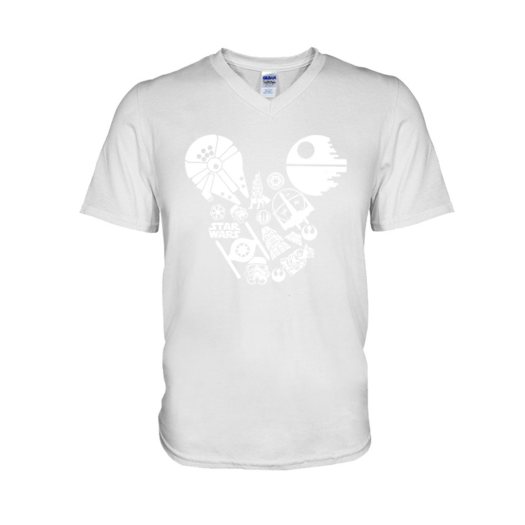 Personalized Star Wars Mouse Ears T-shirt & Hoodie Gift for Fans T-shirt & Hoodie GradoCreations
