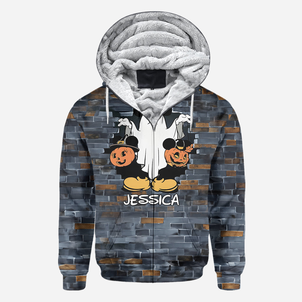 Funny Personalized Ghost Mouse All Over Shirt for Kids & Adults All Over Shirt GradoCreations