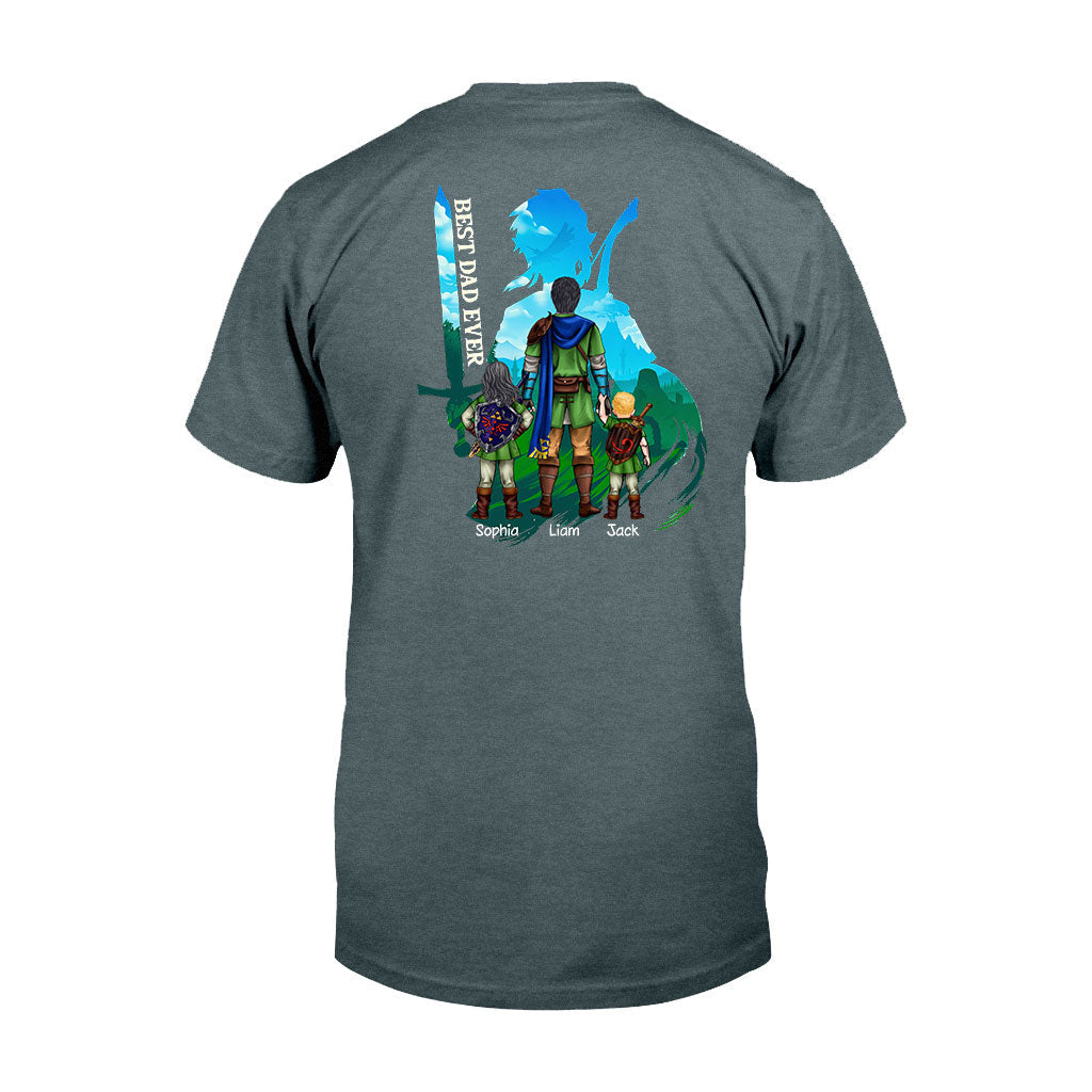 Personalized Legend of Dad T-Shirt & Hoodie Custom Name Gift for Father's Day T-shirt And Hoodie GradoCreations