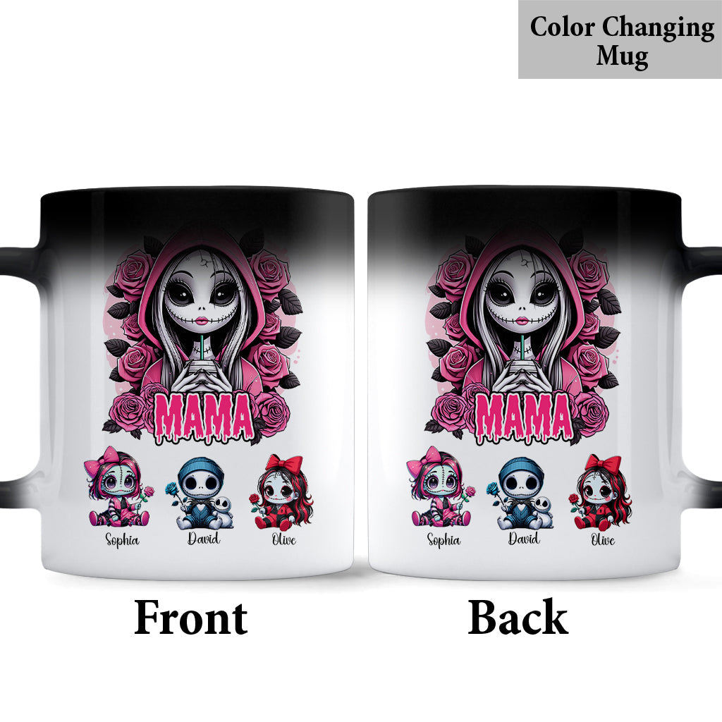 Personalized Nightmare Mug with Custom Name for Mom | Halloween Gift Mug GradoCreations