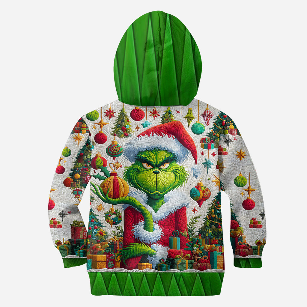 Personalized Grinchmas Hoodie and Leggings Set Custom Name Christmas Gift Hoodie & Leggings GradoCreations