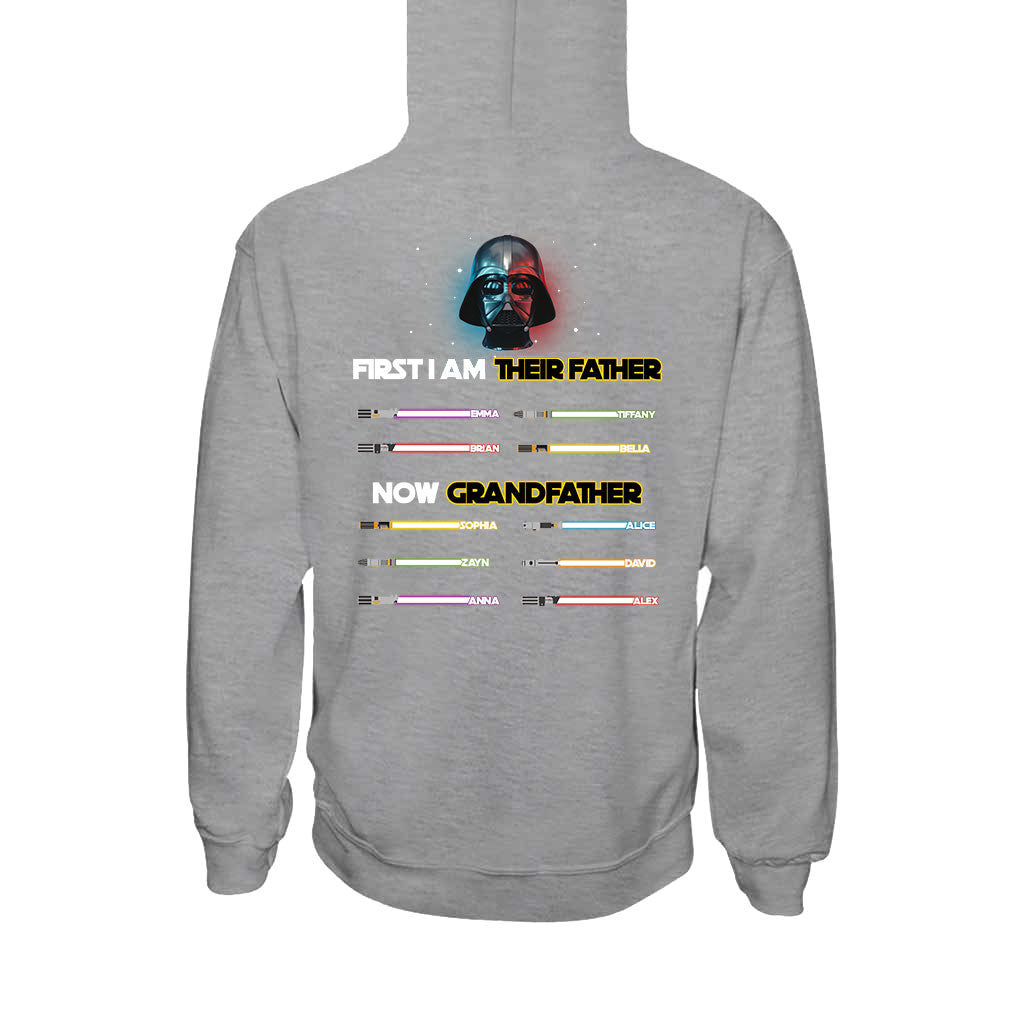 Personalized Darth Vader T-shirt and Hoodie for Grandfather's Day T-shirt And Hoodie GradoCreations