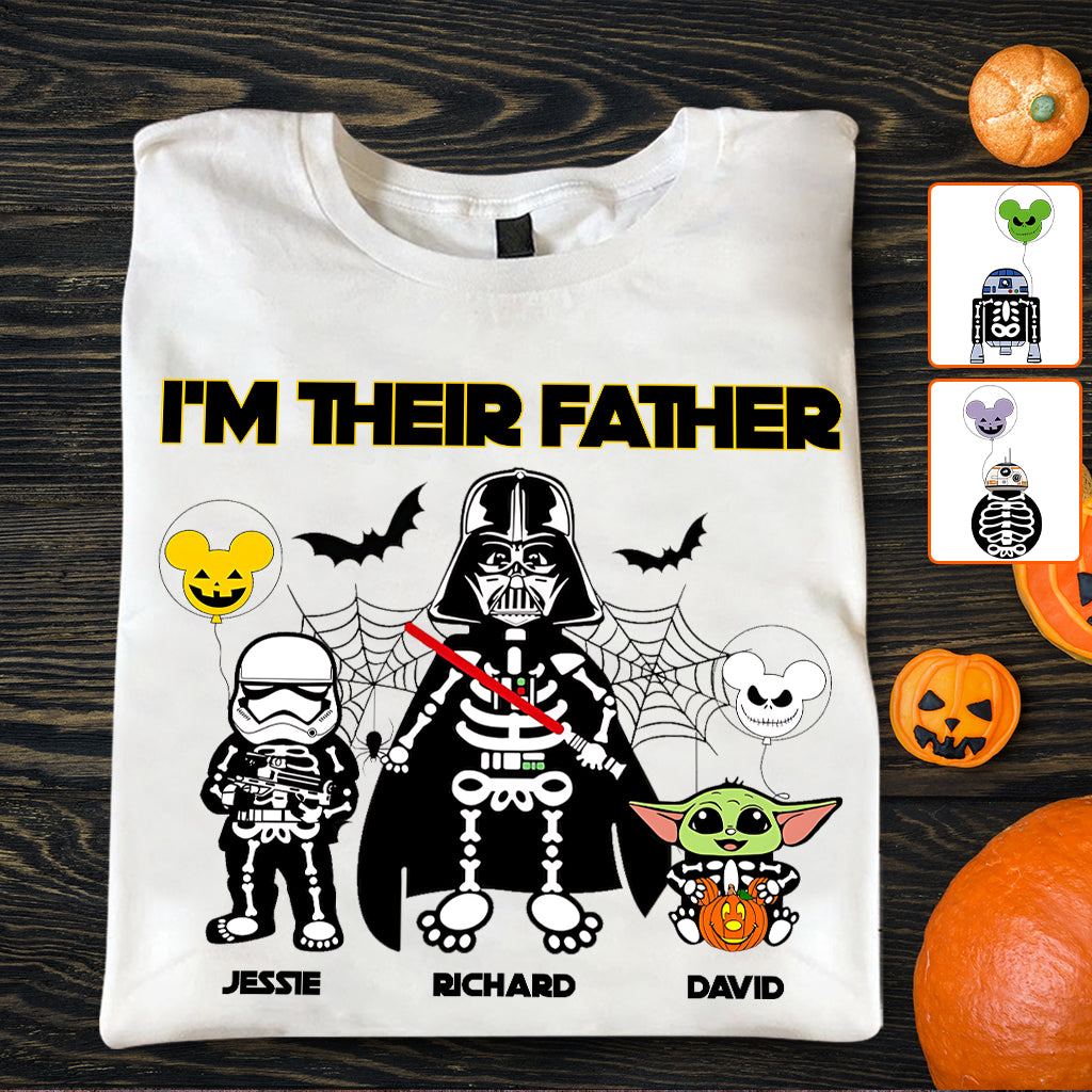 Personalized Halloween T-shirt & Hoodie I'm Their Father Gift T-shirt & Hoodie GradoCreations