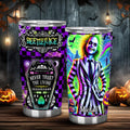 Personalized Beetlejuice Tumbler Custom Name Halloween Gift Tumbler GradoCreations